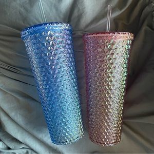 venti sized studded tumblers